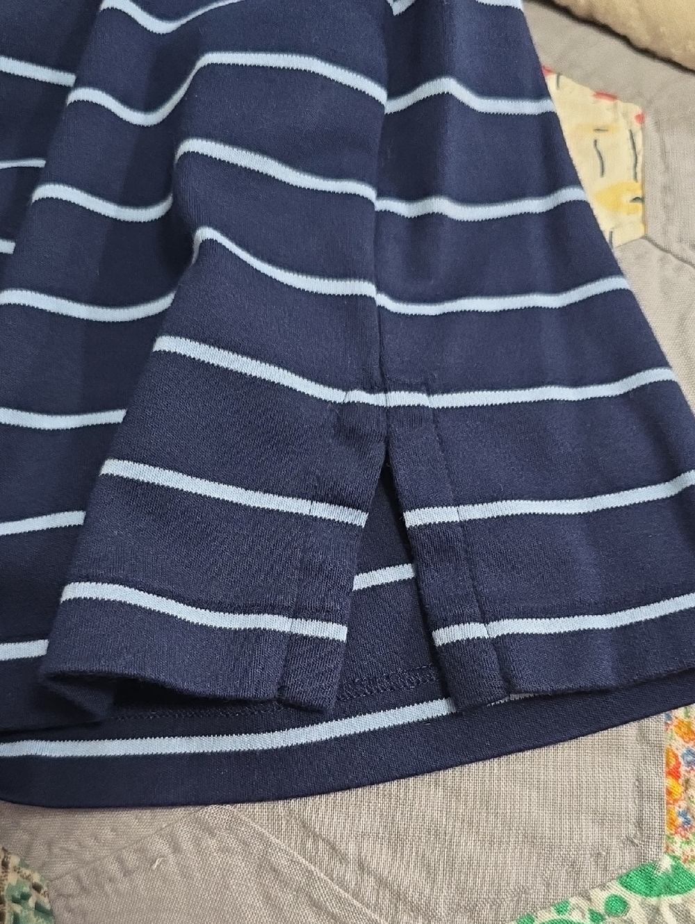 Polo Ralph Lauren Mens XL Slim Fit Polo Shirt Blue W/ Stripe Logo - Picture 8 of 10